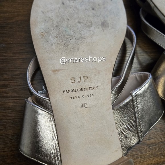 SJP by Sarah Jessica Parker Jinx Crystal Buckle Flat Sandals - Picture 7 of 9